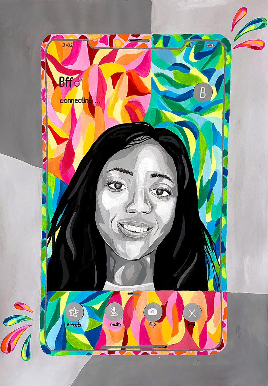 quarantine self portrait